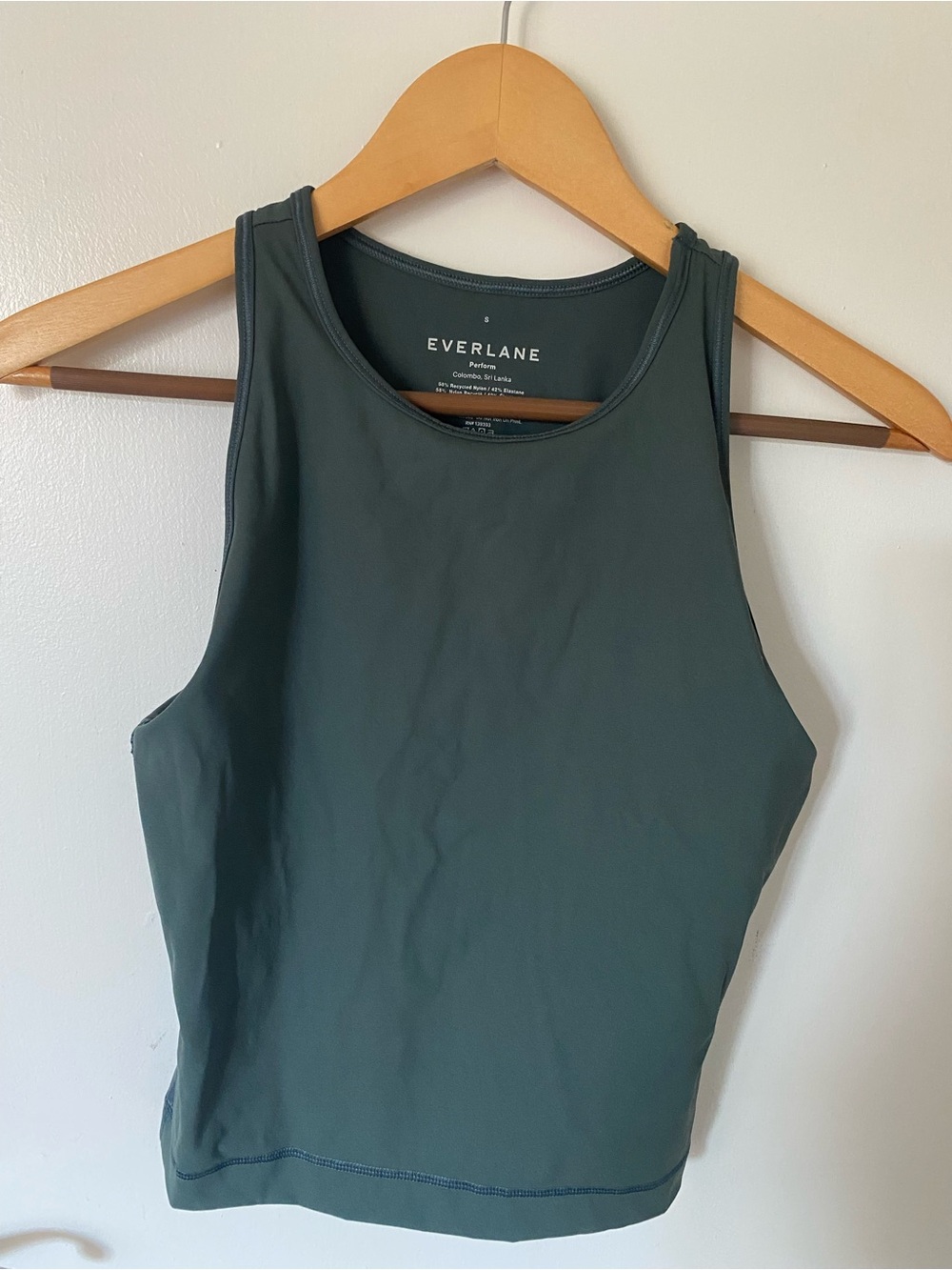Everlane Women's Teal Performance Tank Top